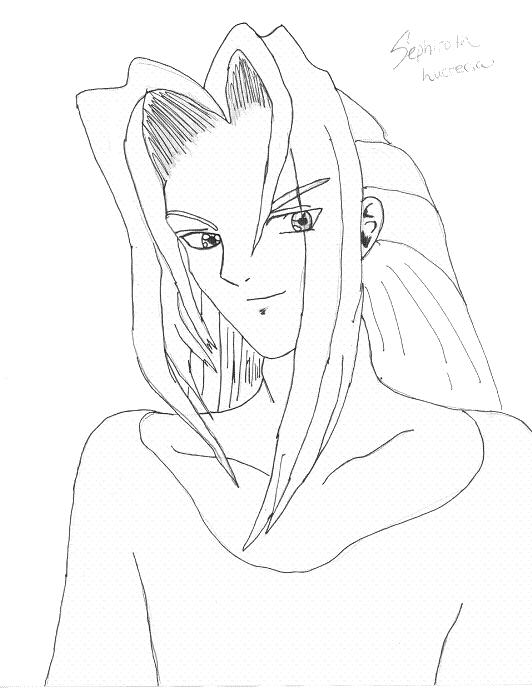 Sephiroth *old art* by LadyoftheWillow