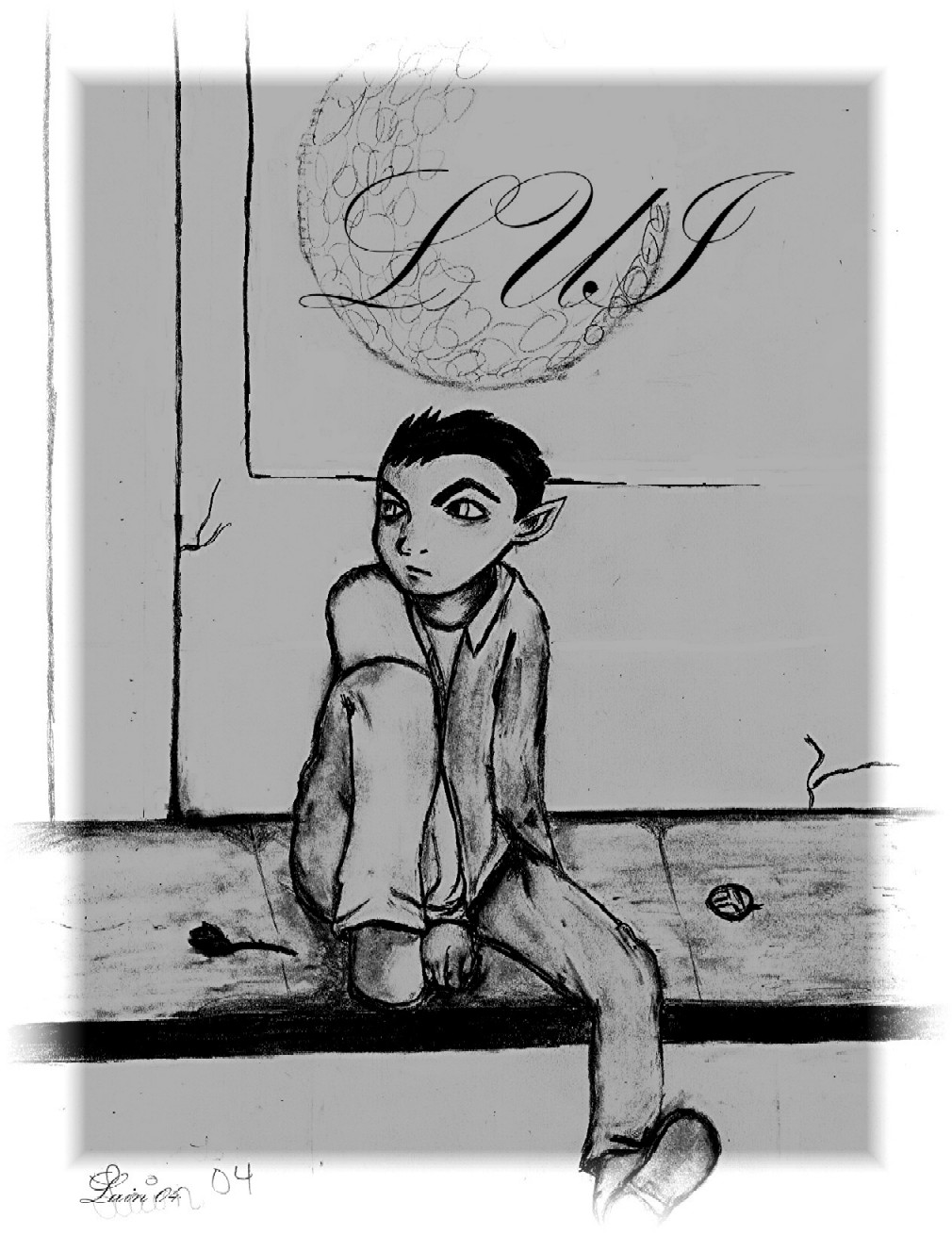 Beast Boy waiting for Lain by Lain_the_Fluff_Master