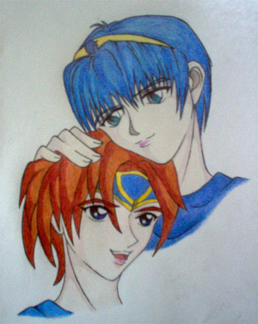 Marth and Roy  (I know, such an original name) by Lament_du_Lamia