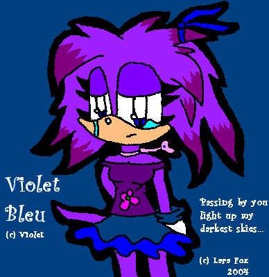 Violet Bleu (possibly last pic) by Lara_Fox