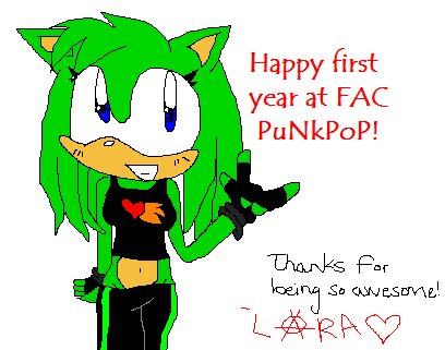 Happy first year, PuNkPoP! by Lara_Fox