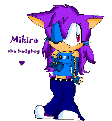 Mikira the Hedgehog (random chick) by Lara_Fox