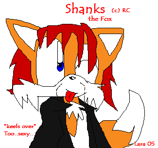 Sexiness kills, and I'm dying! (Shanks the Fox) by Lara_Fox