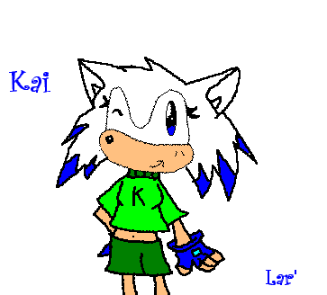Kai the Hedgehog (gift) by Lara_Fox