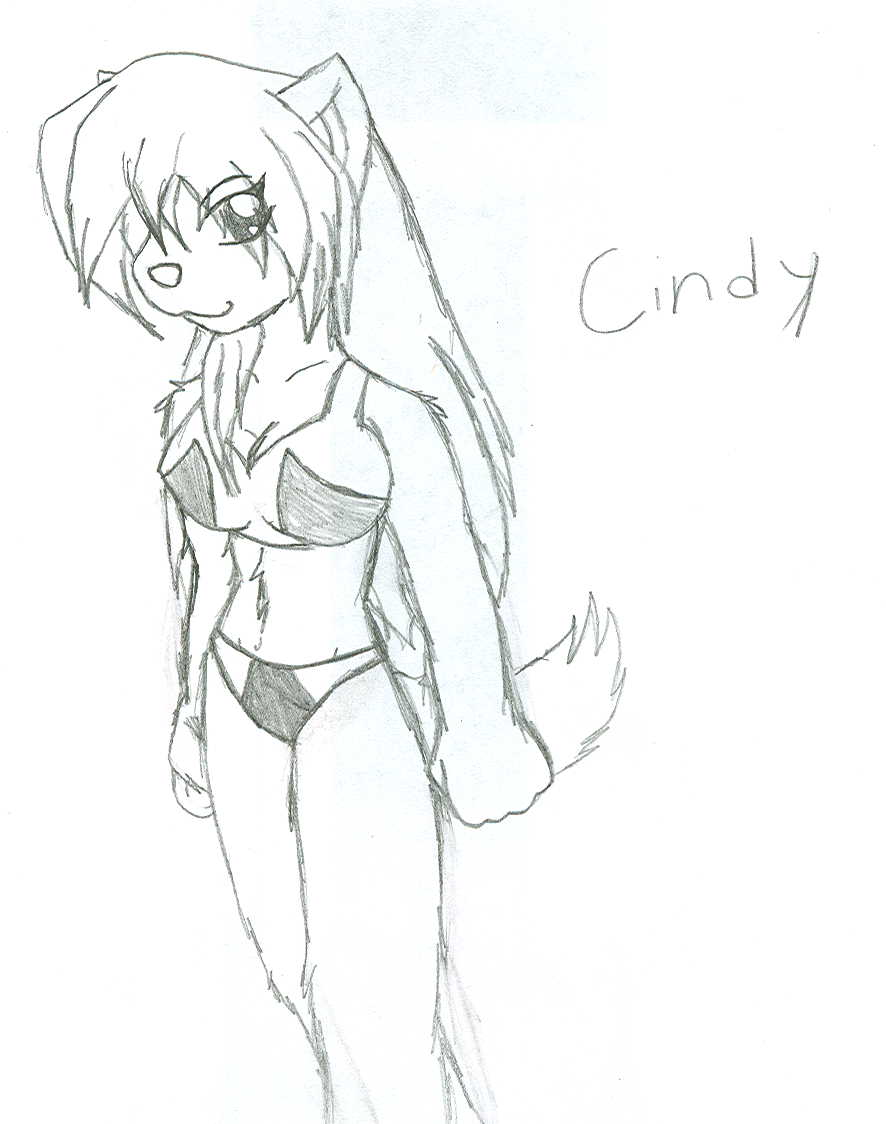 Cindy The dog girl by Larry_Knights