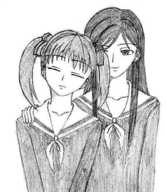 Sachiko and Yumi by Laruken