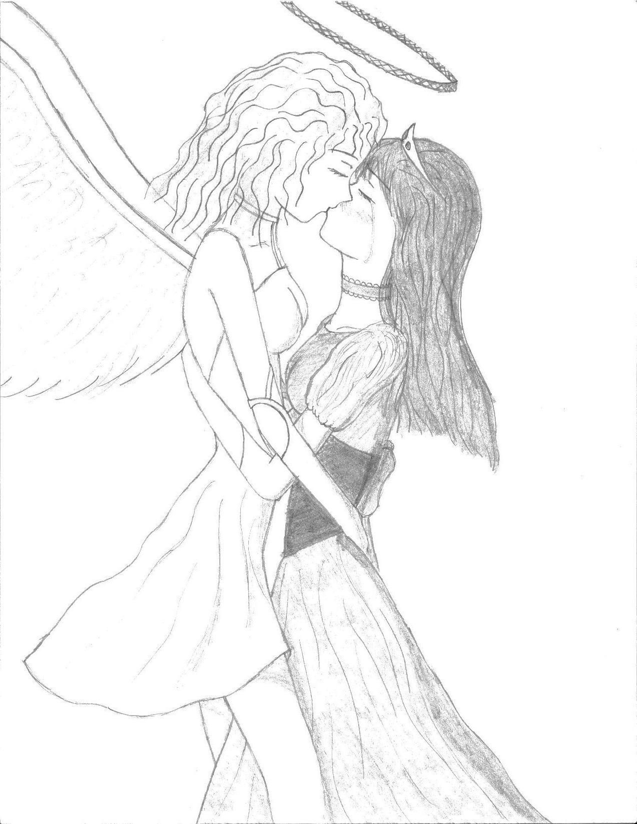 Princess and Angel Shoujo Ai by Laruken