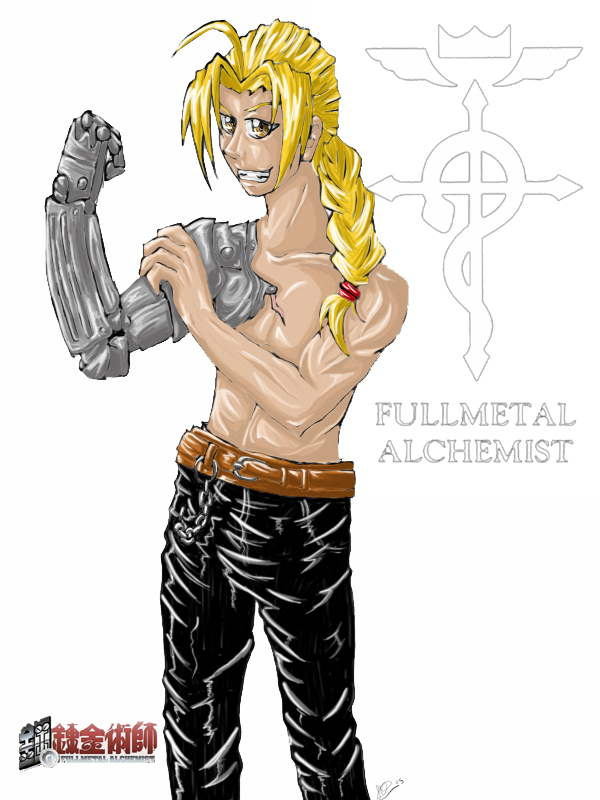 Edward Elric practise CG by Lau_Chan