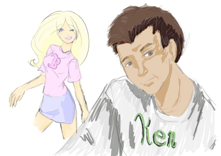 Barbie and Ken by LaylaHamilton