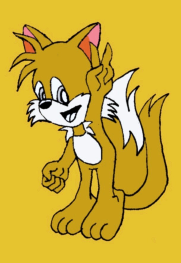 Tails enjoys to run barefoot by LeandroValhalla