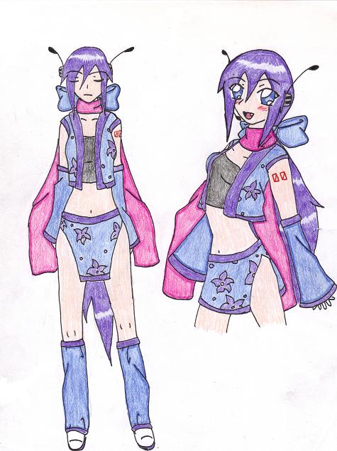 Vocaloid OC, Ume by Left4DeadZoey