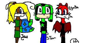 ! ! ! ! ! Jay, Star, and Olyvia ! ! ! ! ! by Leile_Foxgirl