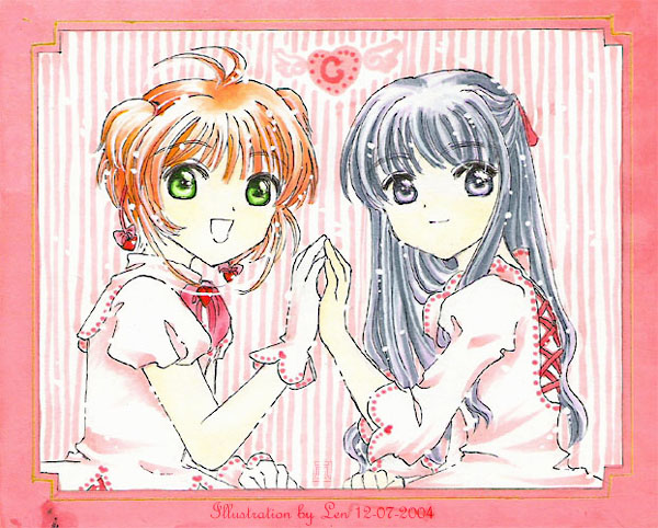 Sakura and Tomoyo by Len
