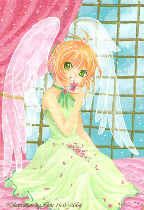 Angel Sakura by Len