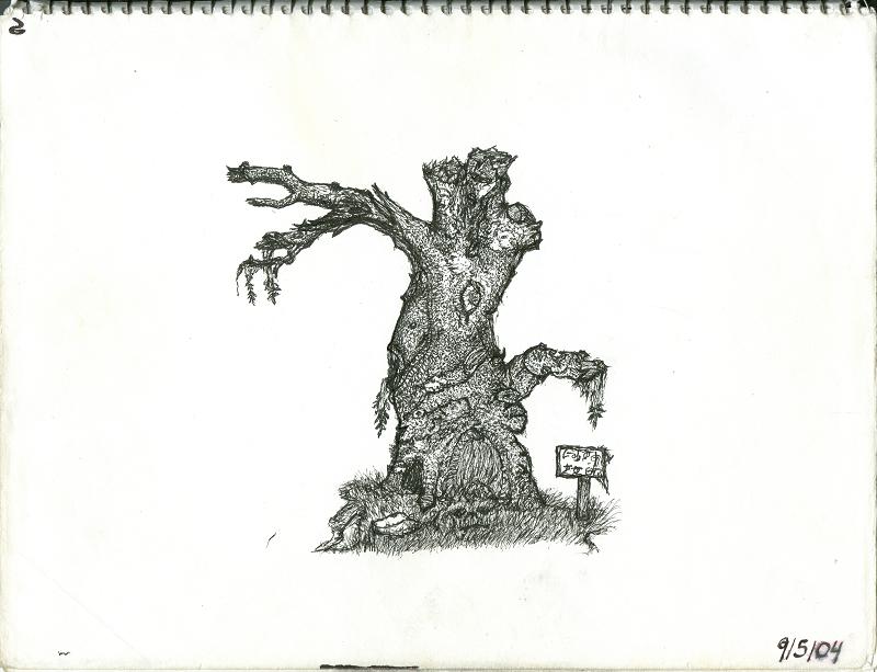 dead tree by Lentarg