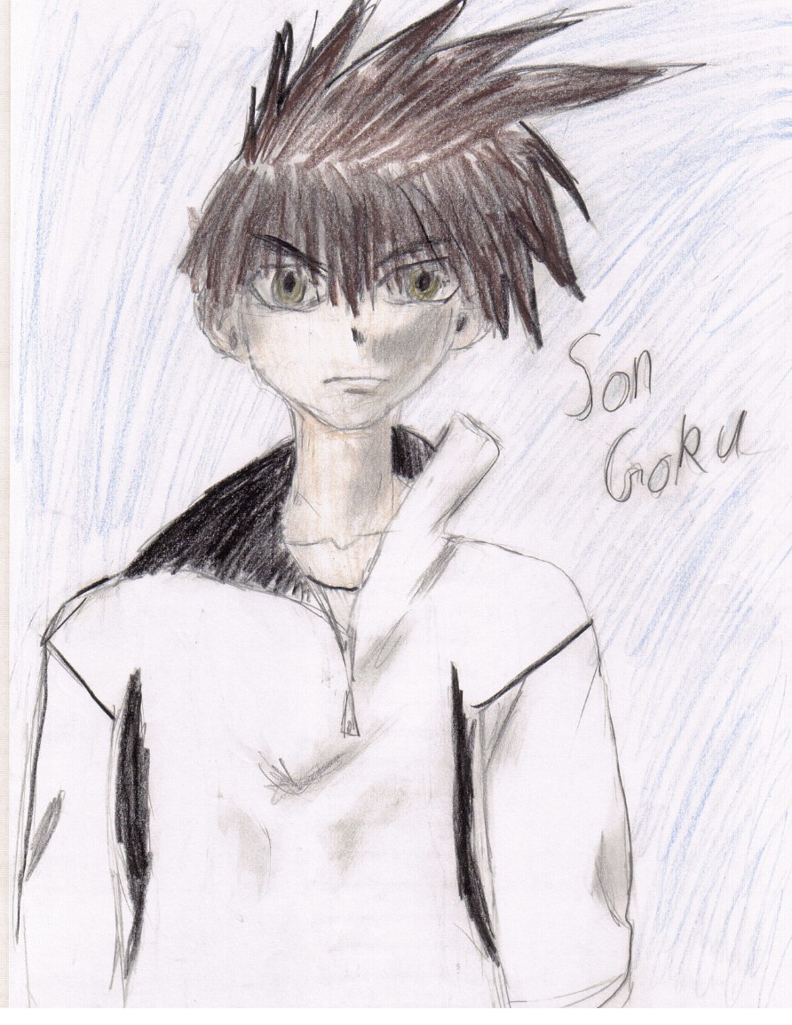 Son Goku (color) by Leona_saiyukiotaku