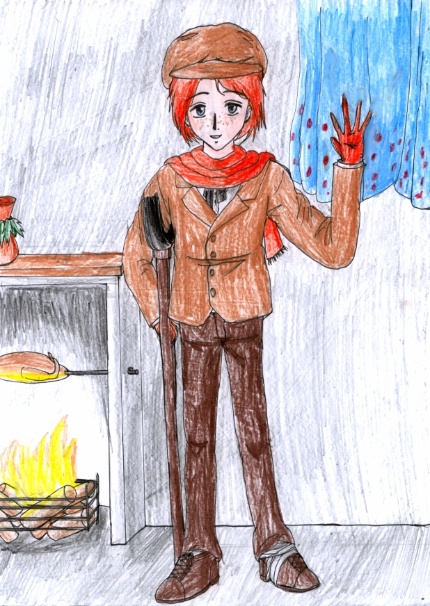 A Christmas Carol Series: Ron as Tiny Tim by Leonette
