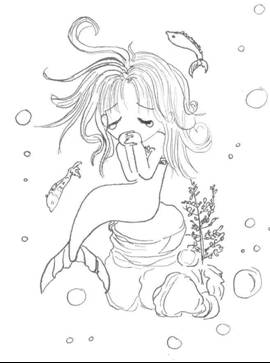 Chibi Mermaid Maron by Lepke