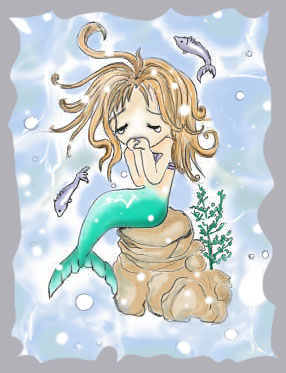 marron mermaid by Lepke