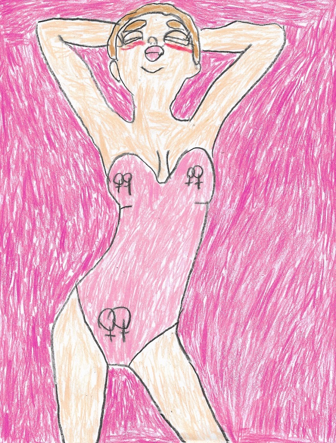 Swimsuit Lesbian Ione by LesbianRobotGirl