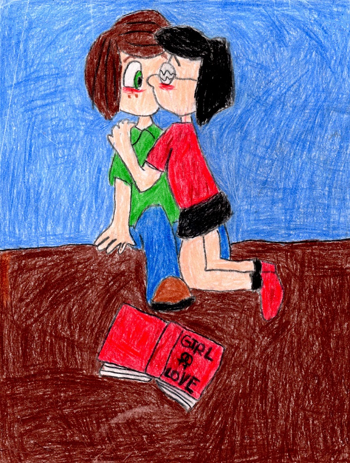 Peanuts-Girl Love by LesbianRobotGirl