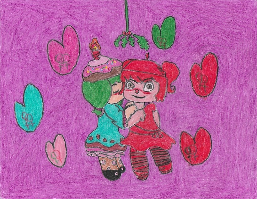 Sweet Holiday Kisses by LesbianRobotGirl