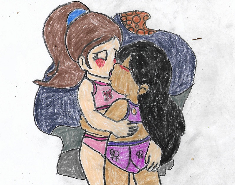 A Midnight Kiss by LesbianRobotGirl