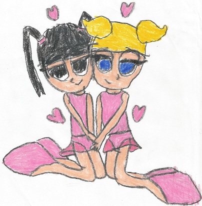 Cute Yuri-Olga and DeeDee by LesbianRobotGirl