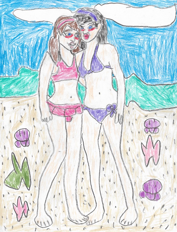 FOP-Lesbians On The Beach by LesbianRobotGirl
