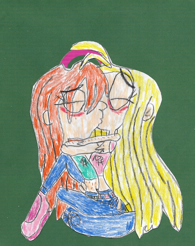 Deela-Hug And Kiss by LesbianRobotGirl