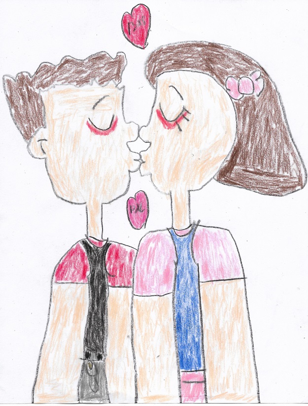 AGU-Sibling Kiss by LesbianRobotGirl