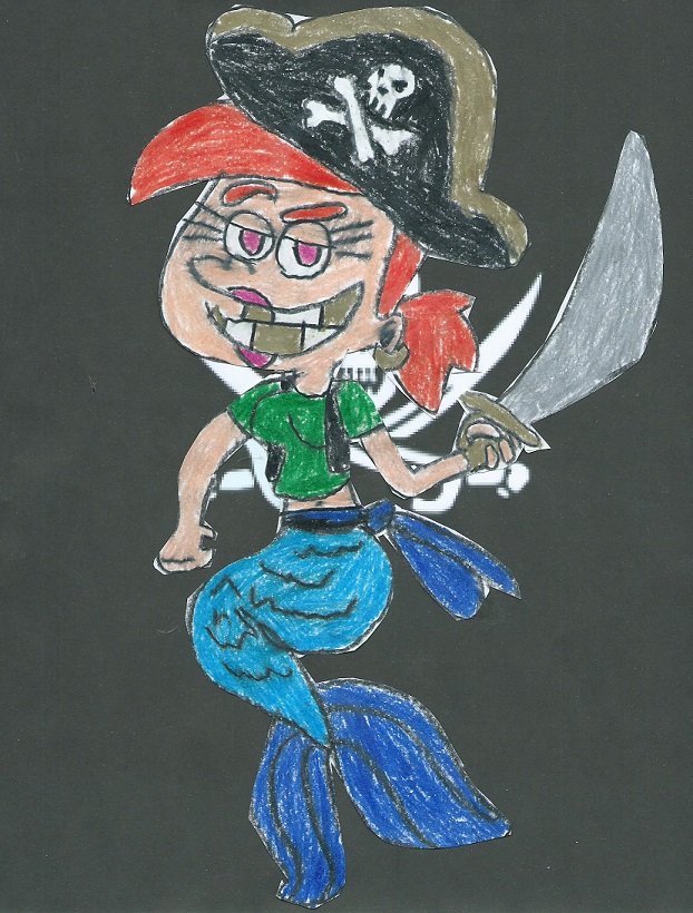 Vicky The Pirate Mermaid by LesbianRobotGirl