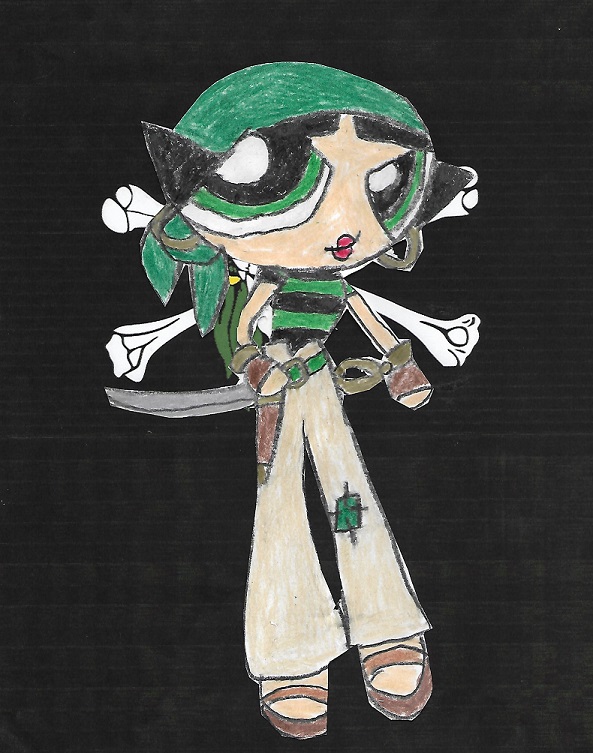 Buttercup The Pirate Girl by LesbianRobotGirl