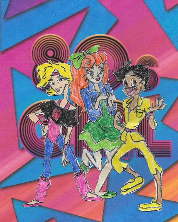 80's Girls-Clover,Sam And Alex by LesbianRobotGirl