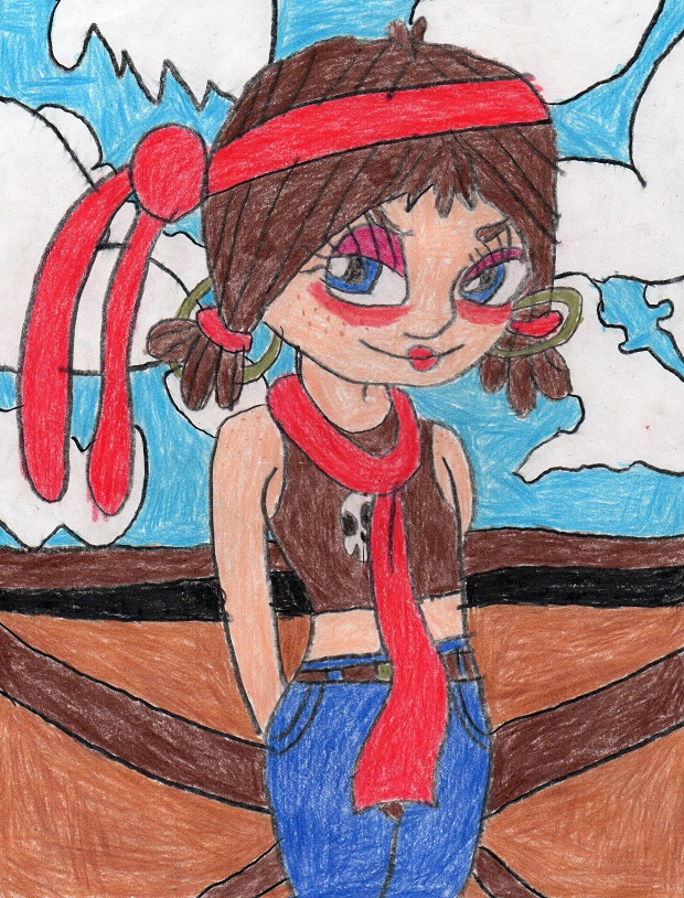 Sally Syrup The Pirate Happy by LesbianRobotGirl