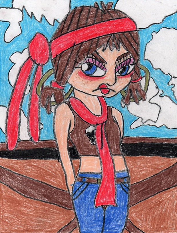 Sally Syrup The Pirate Angry by LesbianRobotGirl