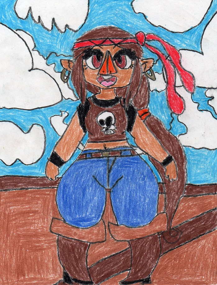 Medli The Pirate by LesbianRobotGirl