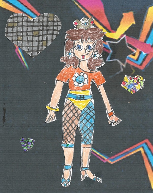 80's Pop-Princess Daisy by LesbianRobotGirl