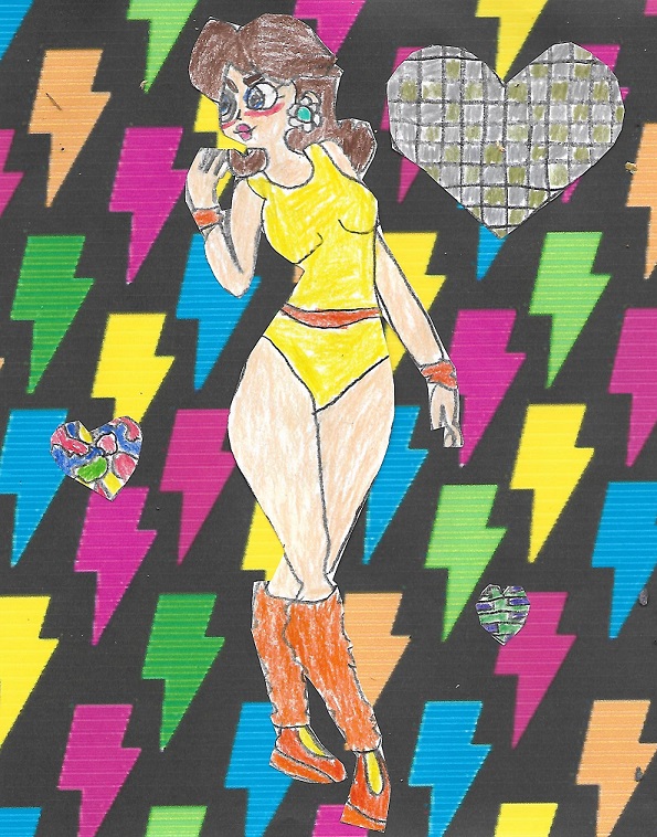 80's Wham-Princess Daisy by LesbianRobotGirl