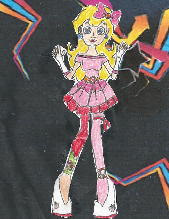80's Pop-Princess Peach by LesbianRobotGirl