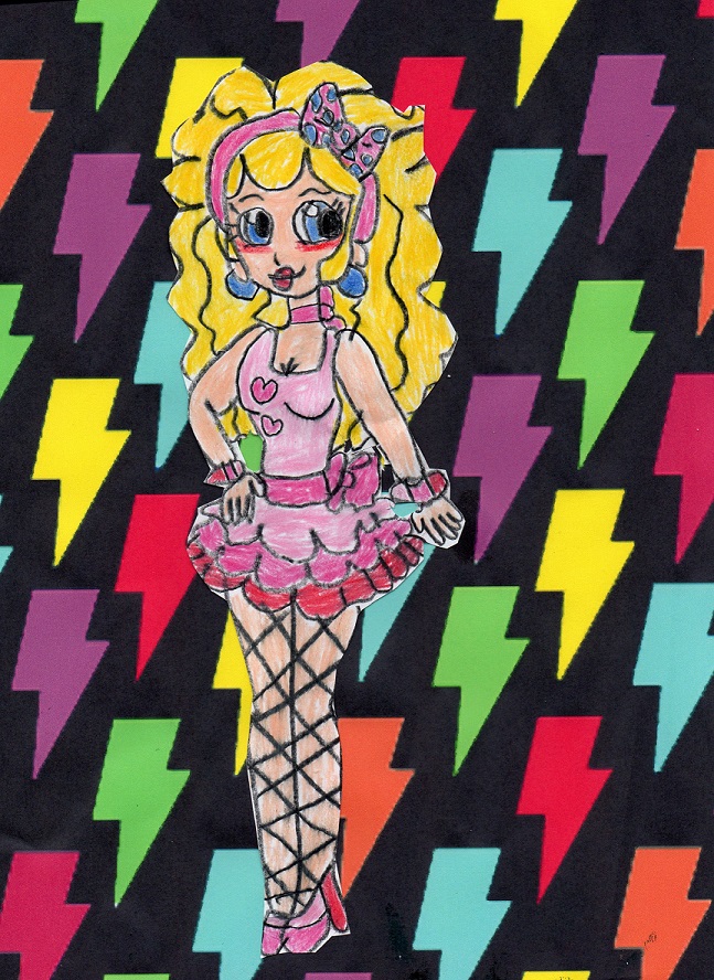 80's Wham-Princess Peach by LesbianRobotGirl