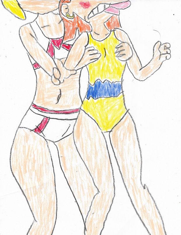 EENE-Girl Love(Swimsuits) by LesbianRobotGirl