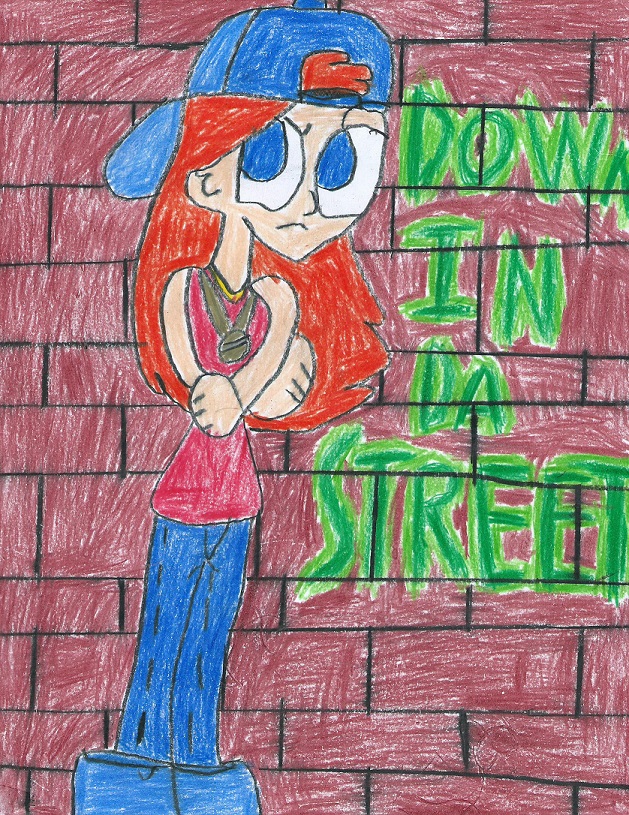 Street Candace Down In Da Hood by LesbianRobotGirl