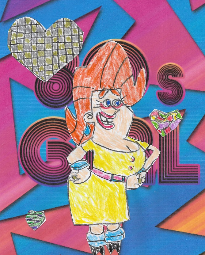 80's Girl-Geraldine Waxelplax by LesbianRobotGirl