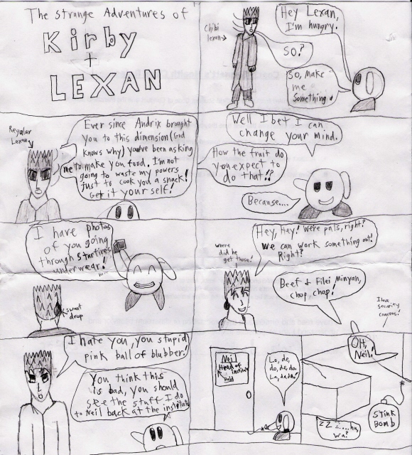 The strange adventures of Kirby and Lexan by Lexan
