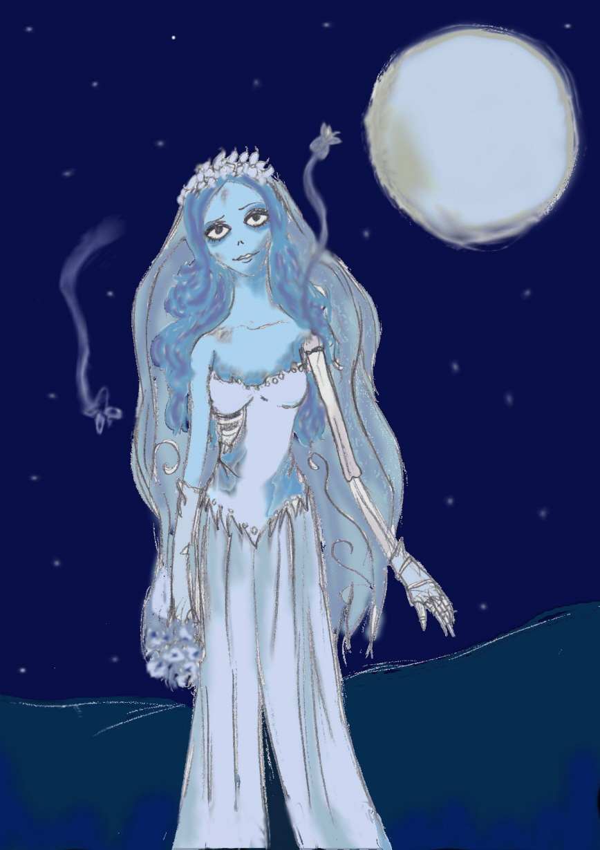 Corpse Bride:Scary But Beautiful (colour) by LiaStrife