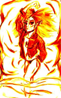 Fire Girl by Ligea