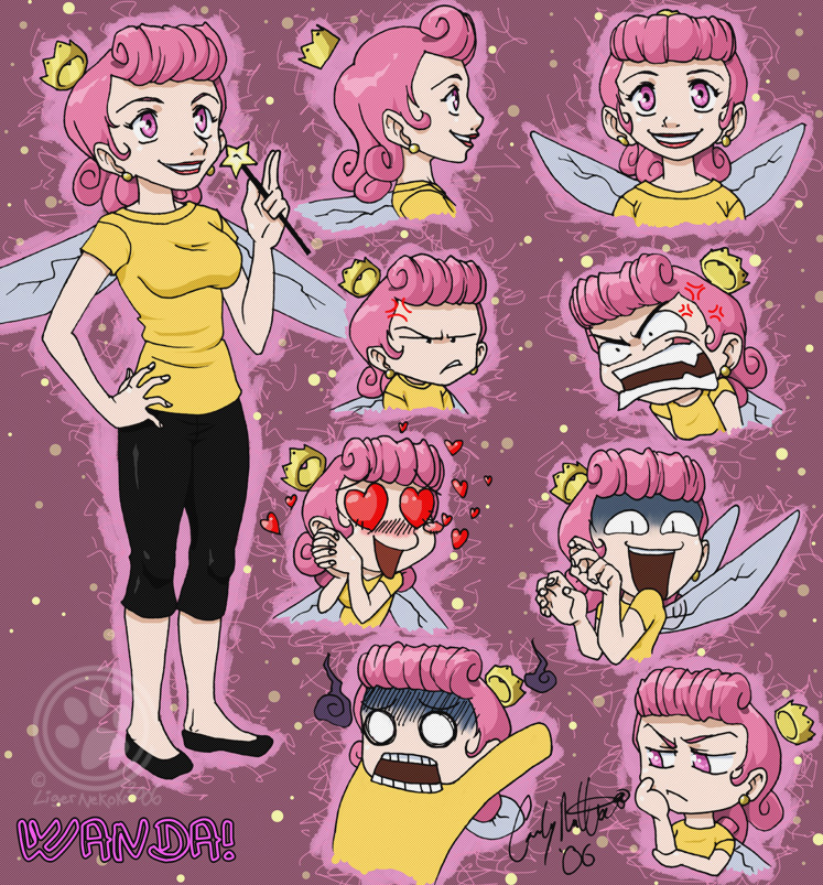 Wanda Character Sheet by LigerNekoka