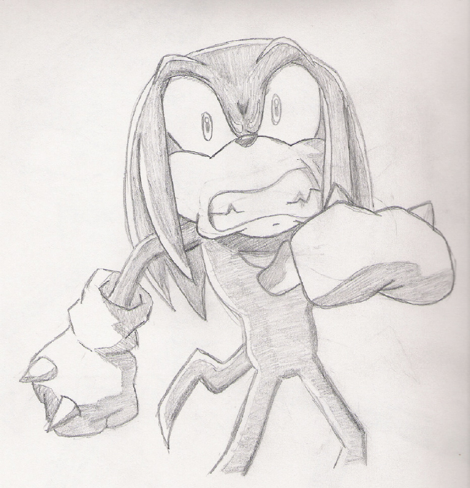 Scared Knux by LightShadeRaven