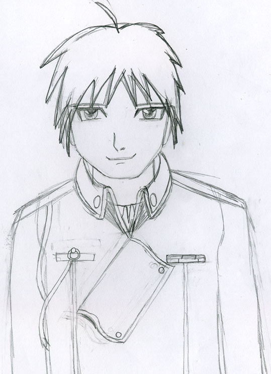 Roy Mustang *sketch* by Light_Eco_Gal